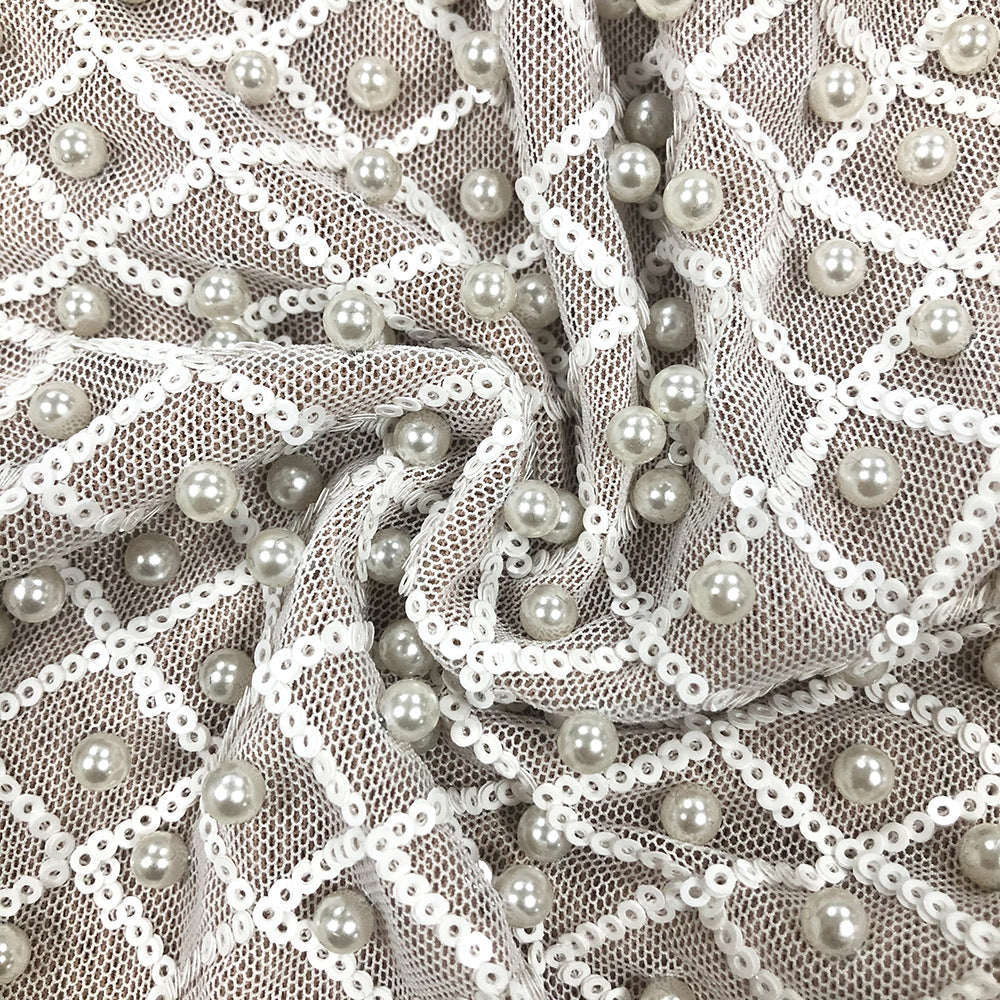 Women long-sleeved beaded rhinestone V Neck party bandage dress 13