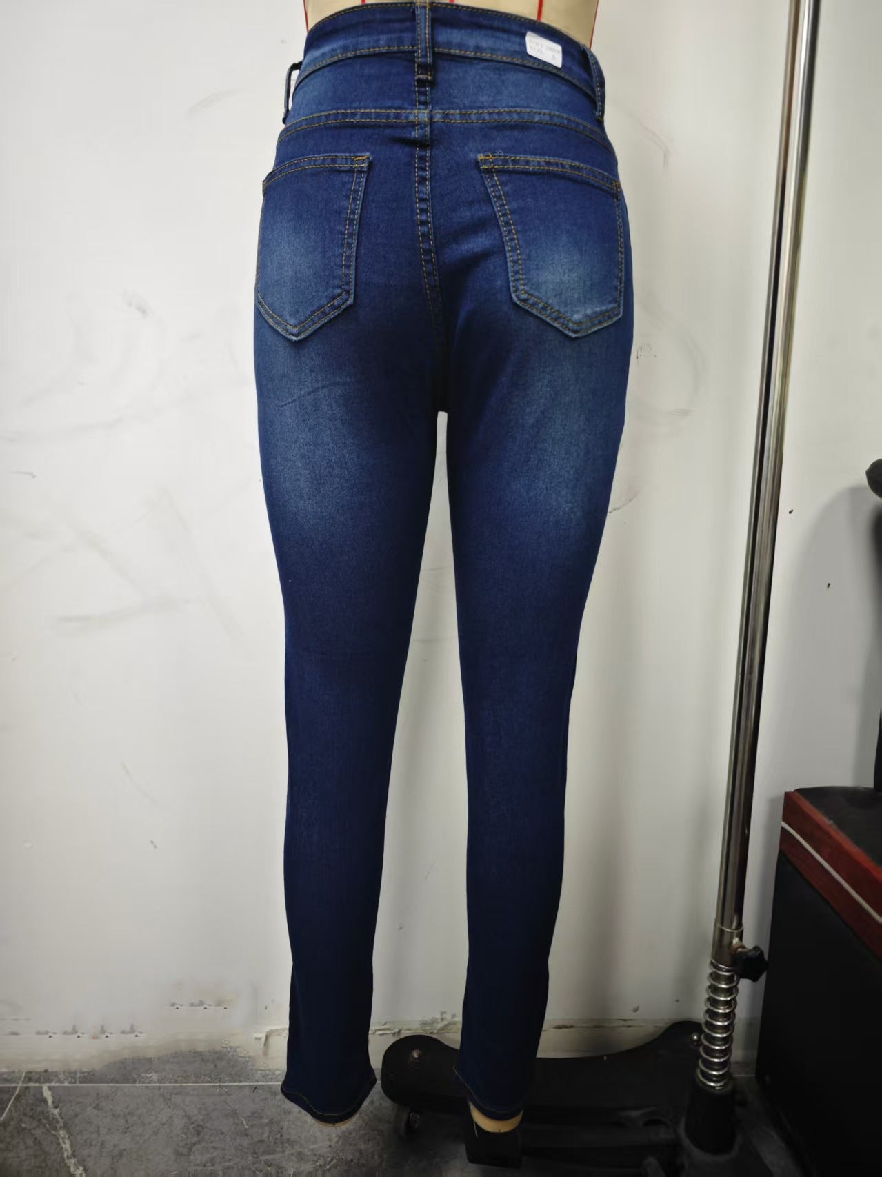 Women's Slim Fit Stretch Denim Pencil Pants 15
