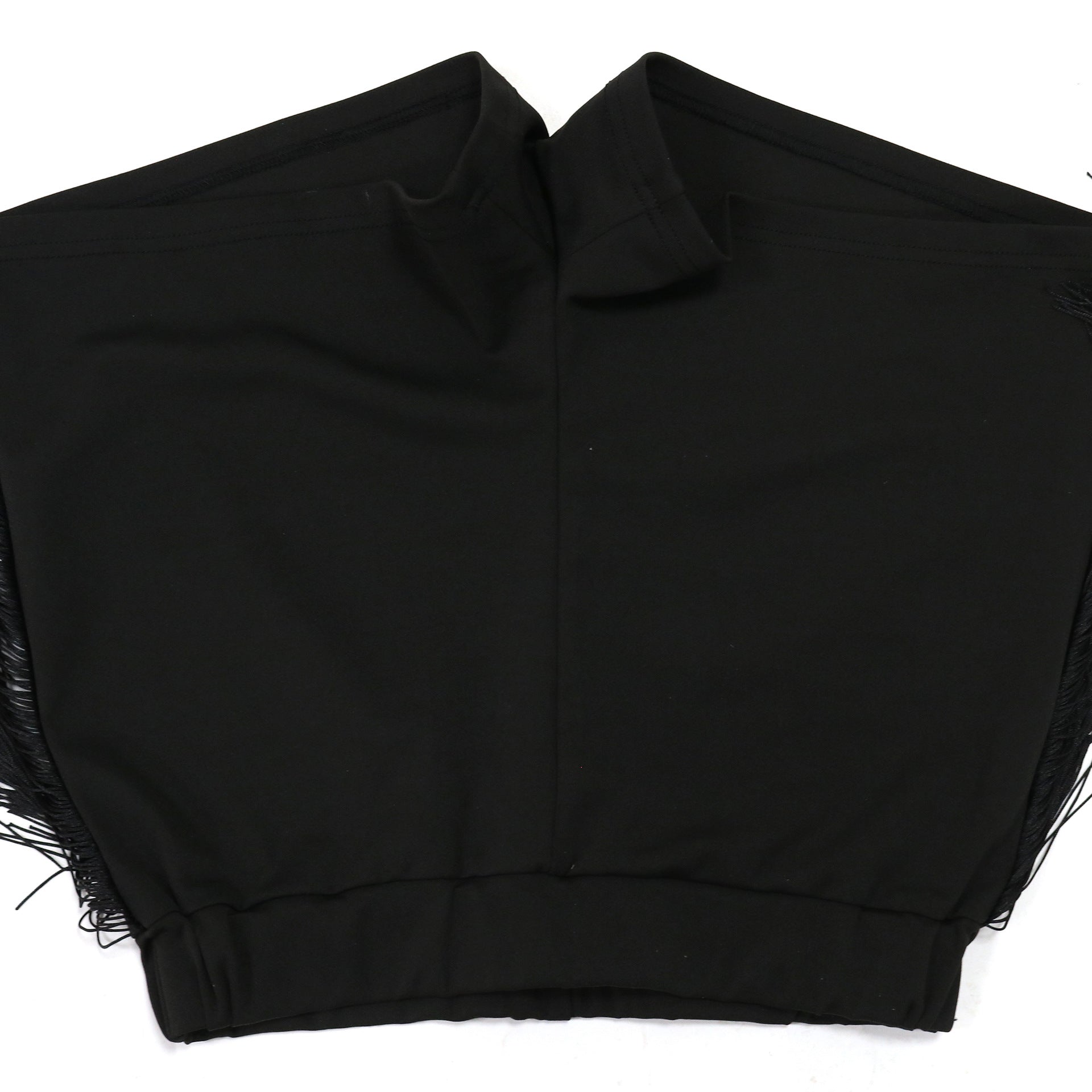 Fashionable Casual Solid Color Tassel Feminine Round Neck Top And Shorts Two-Piece Set 17