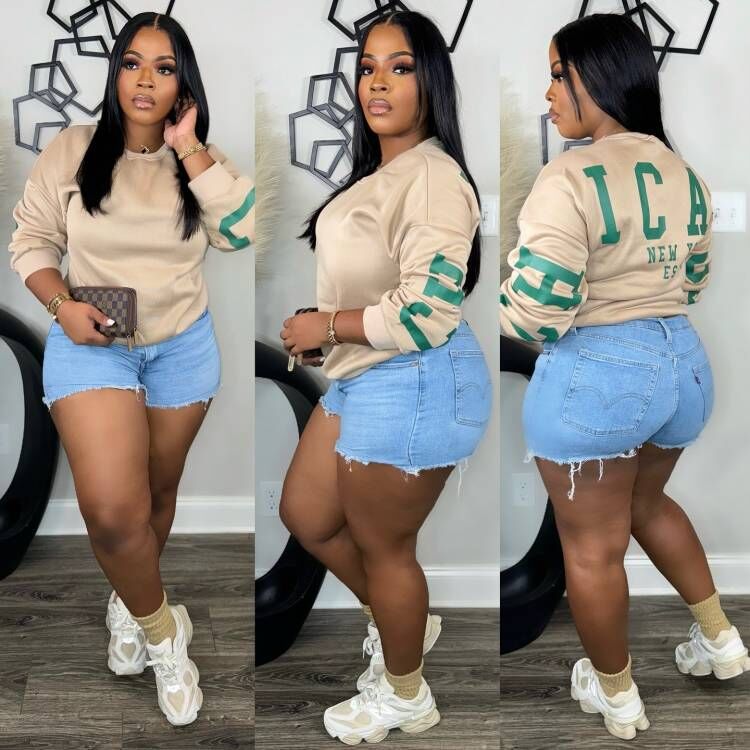 Fashionable Women's Letter Solid Color Hoodies 4