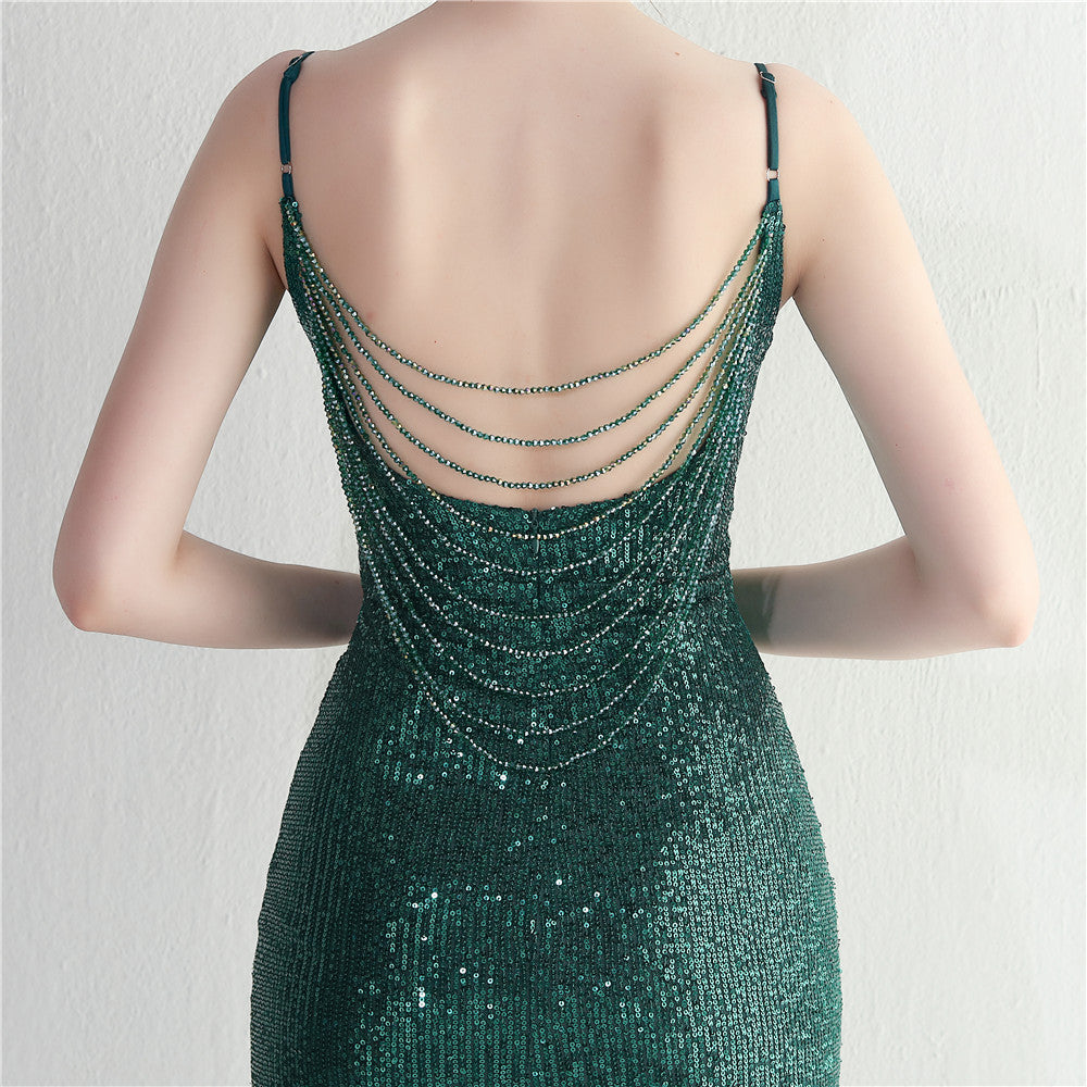 Beaded Sequins Camisole Bodycon Sexy Dress 18