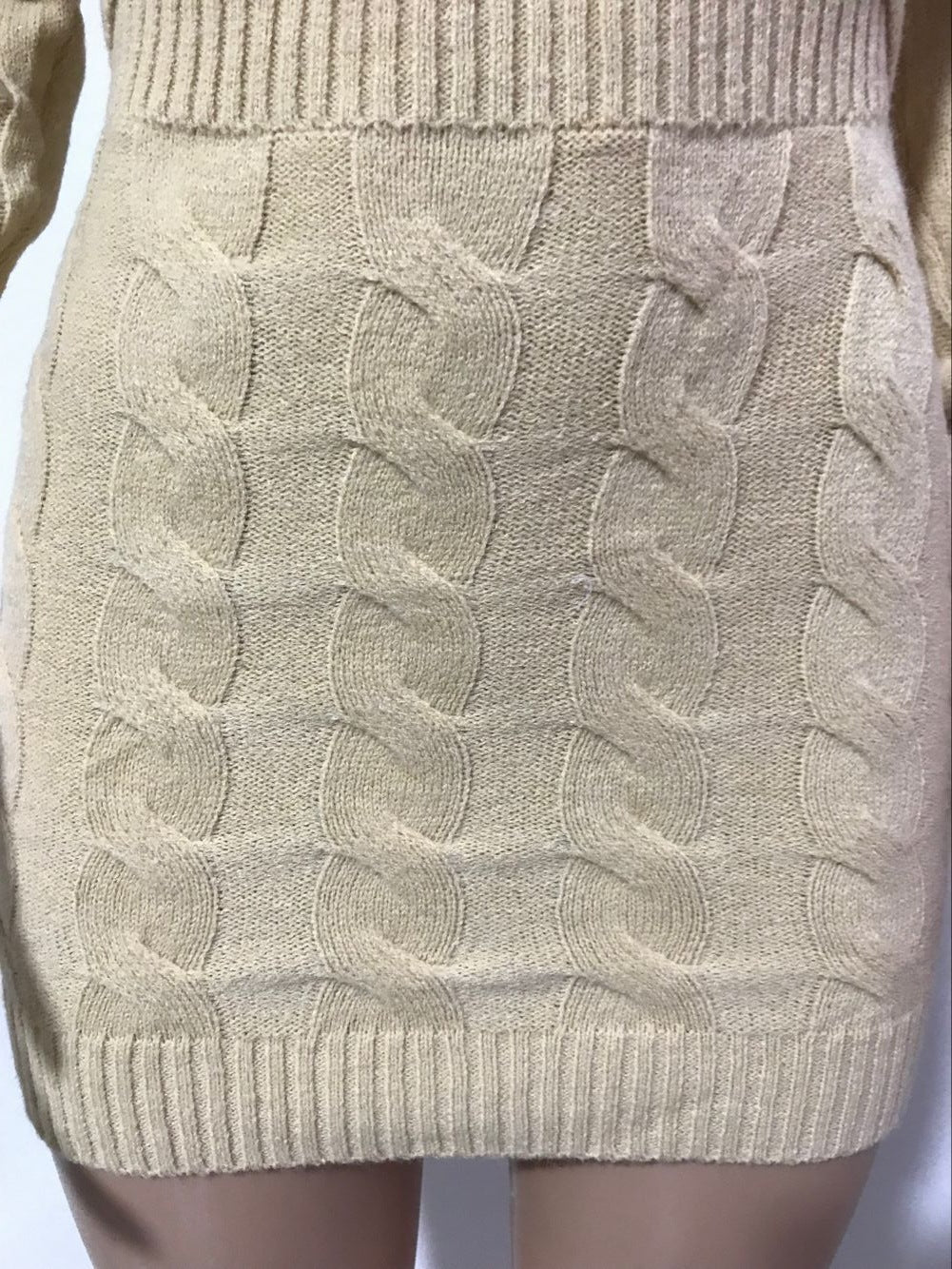 Women Sexy Sweater Bodycon Dress 9