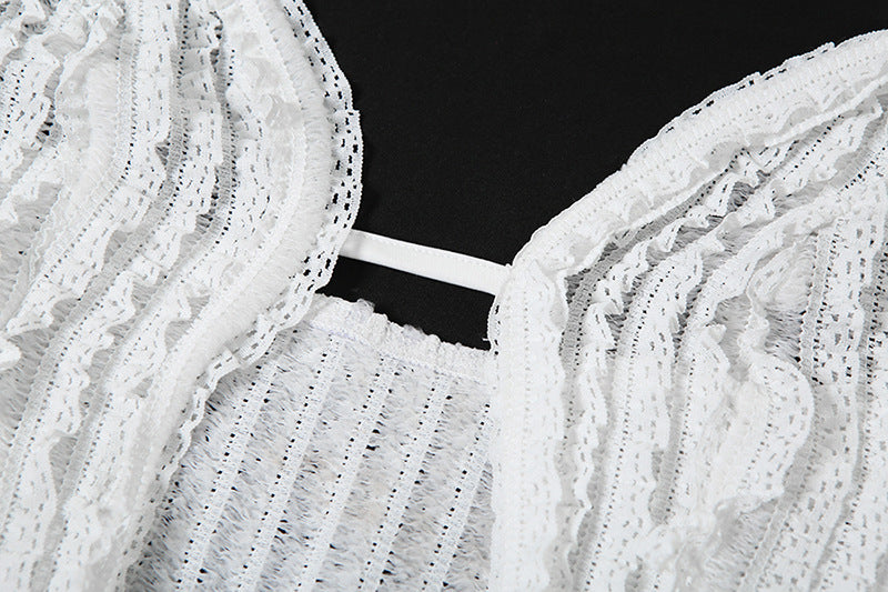 Women Summer sexy slit suspender dress 11