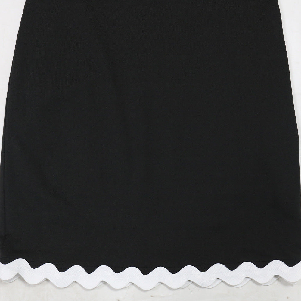 Women Fashion Strapless Slim Bodycon Evening Dress 10