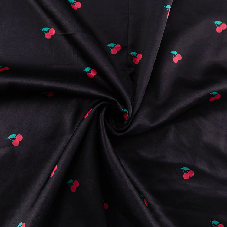 Women's Printed Round Neck Long Sleeve Dress Fall Fashion Slim Waist Satin Maxi Dress 27