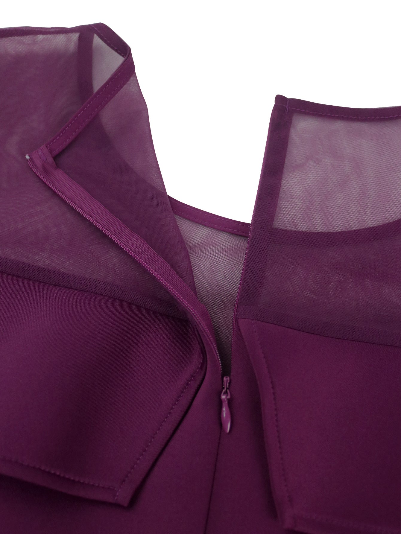 Women Sequin Cape Sleeve Formal Party Dress 14