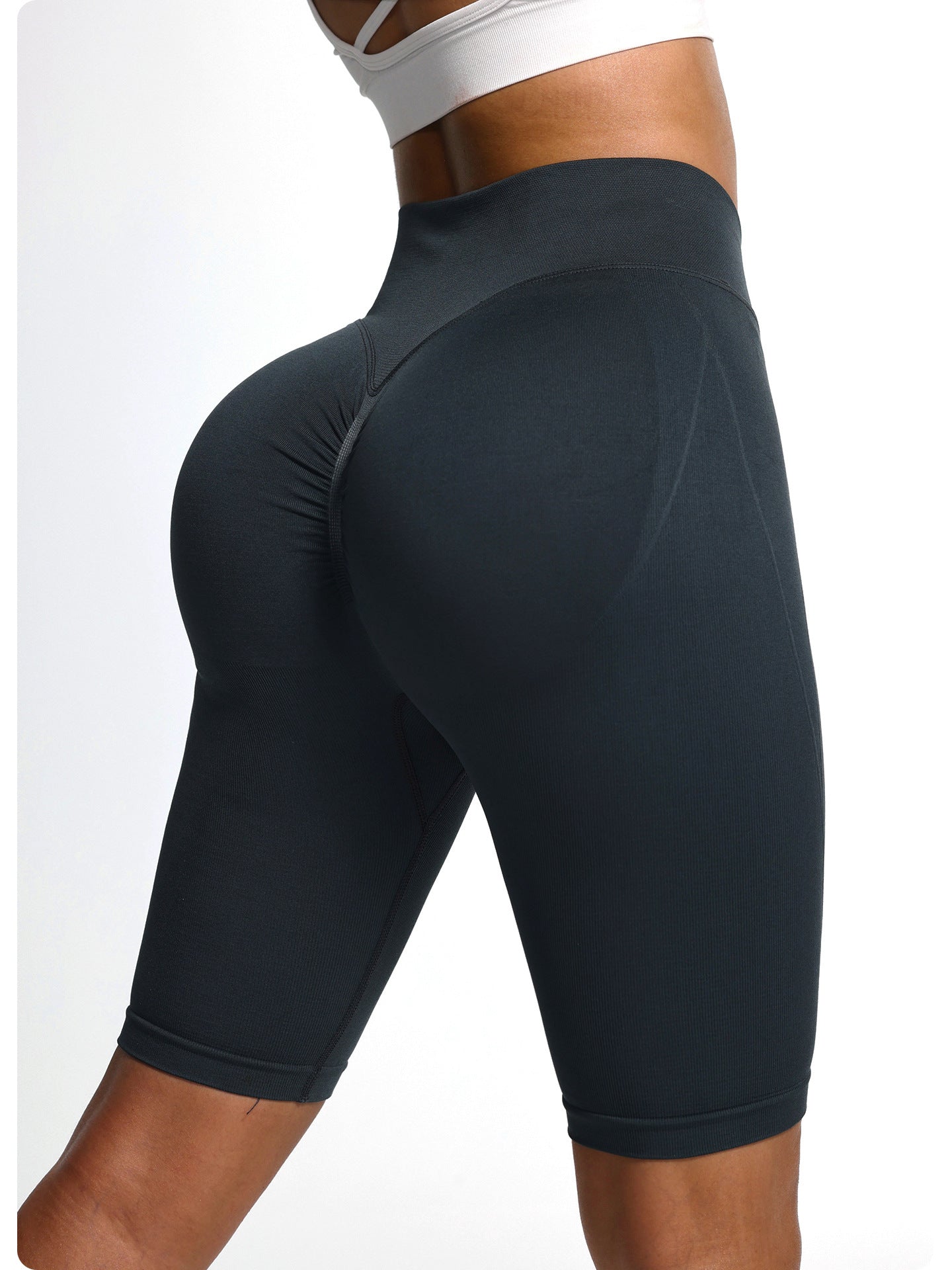 High-Waist Butt-Lifting Yoga Pants Workout Running Shorts 9