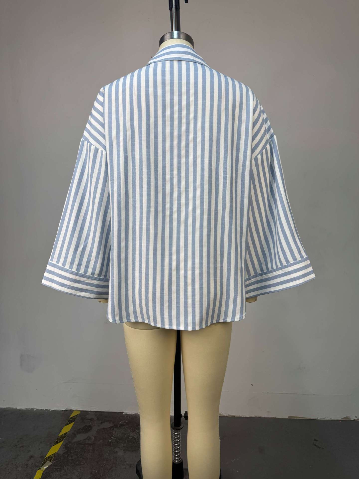 Women Summer Turndown Collar Casual Shirt Top 16