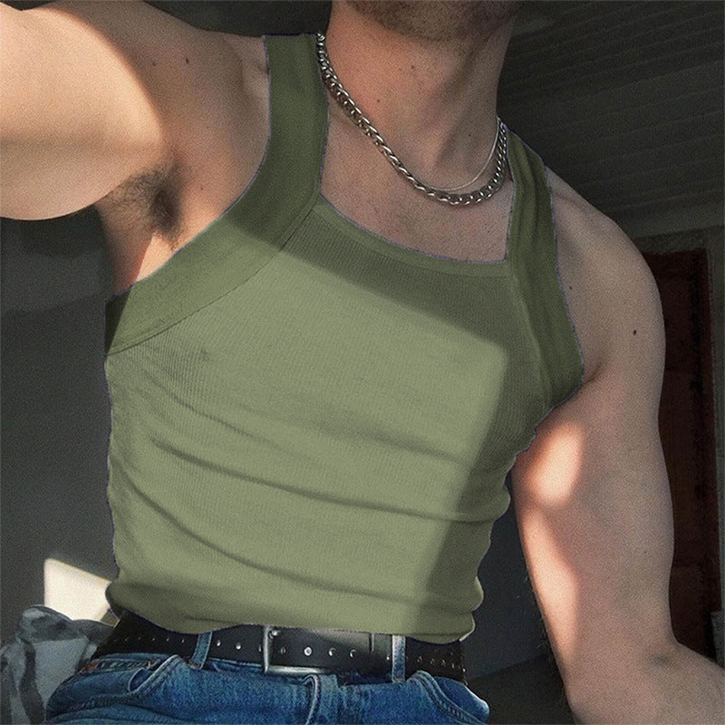 Men Solid Tank Top 6