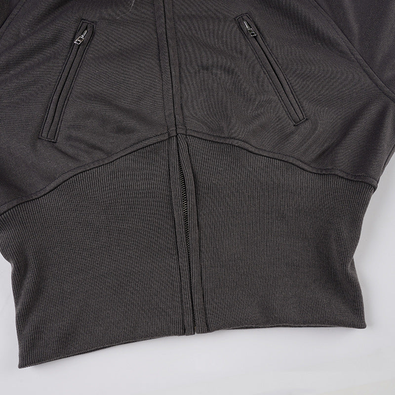 Women Hooded Zipper American-Style Jacket 17