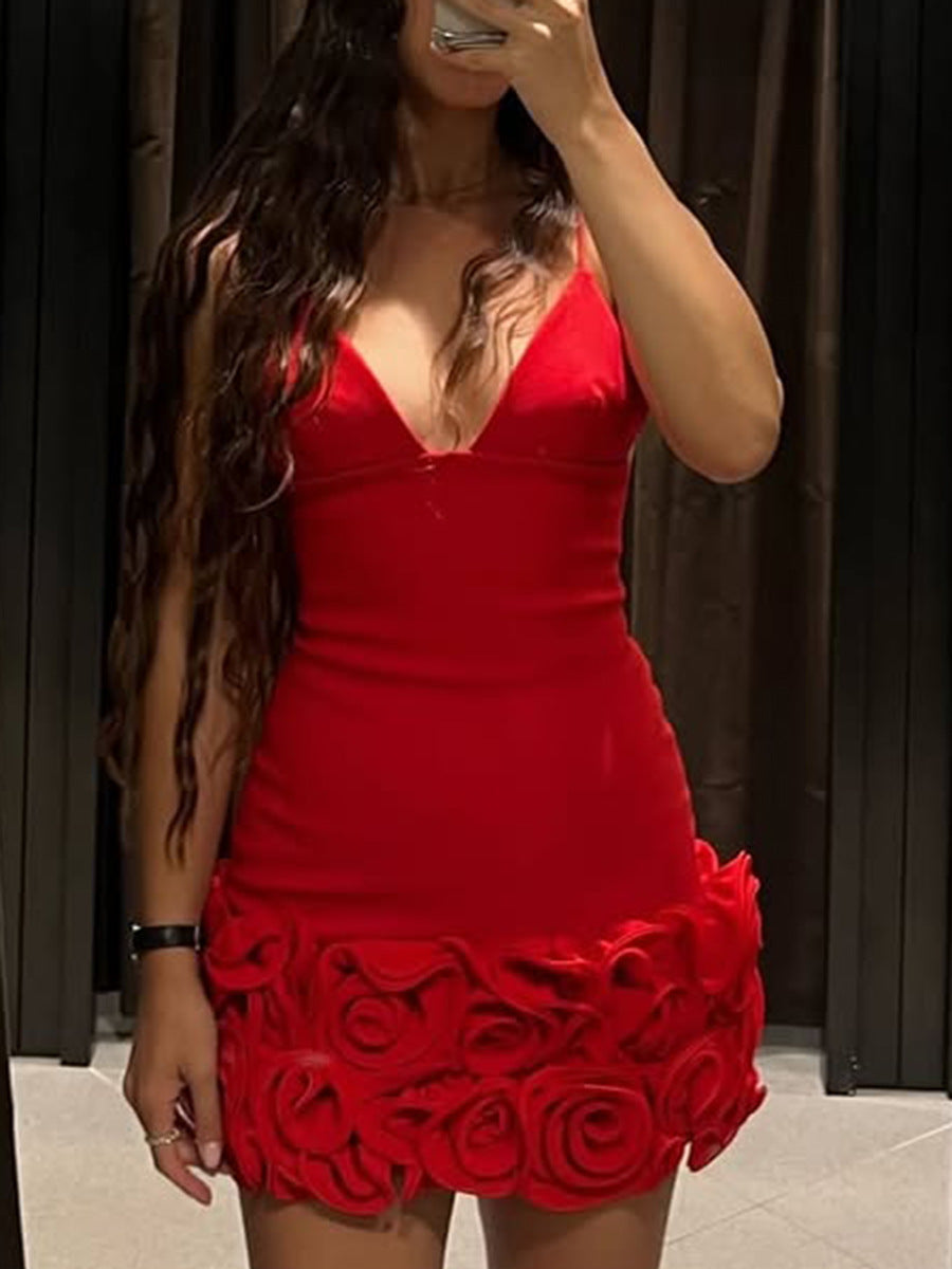 Women Summer Sleeveless Halter Dress