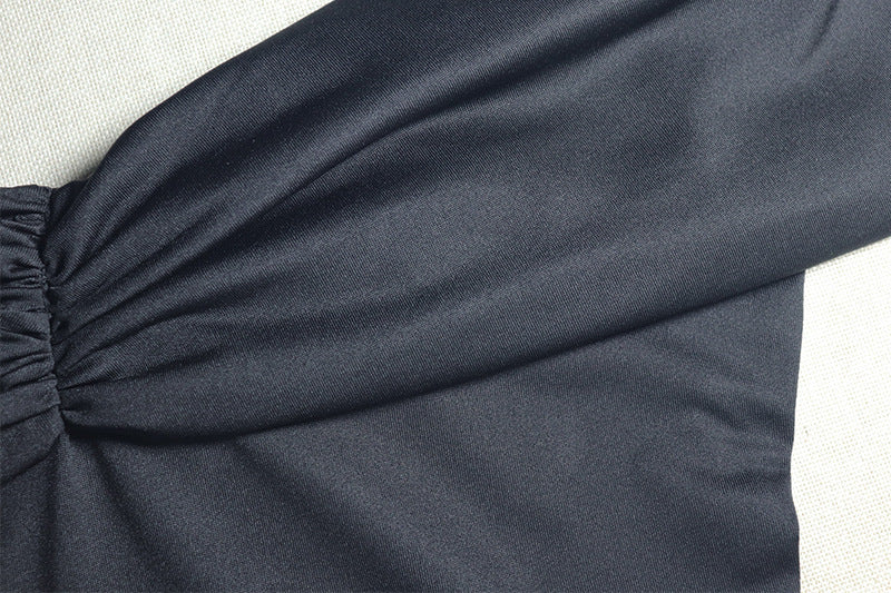 Women Fall Solid Sexy Off Shoulder Backless Off Shoulder Strapless Dress 12