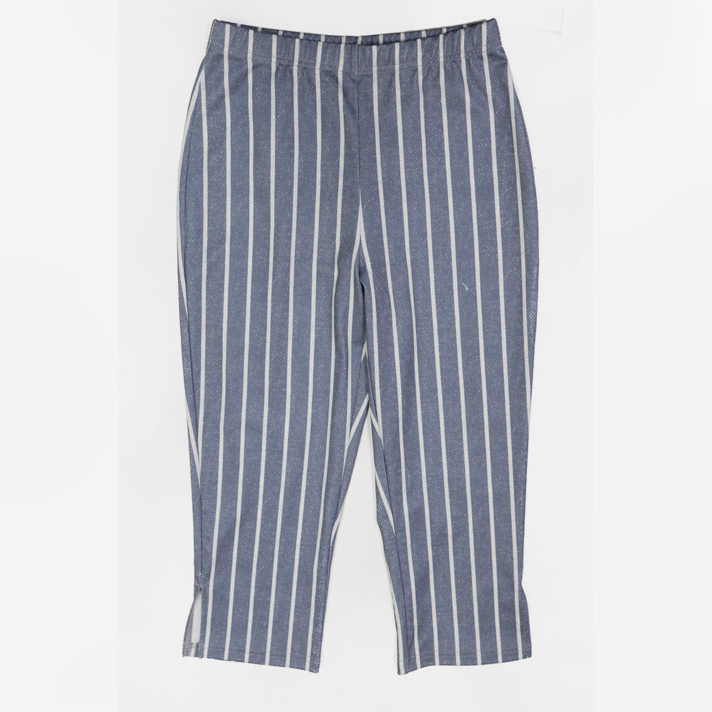 Women Sleeveless Turndown Collar Vest Top and Pencil Pants Two-Piece Set 15