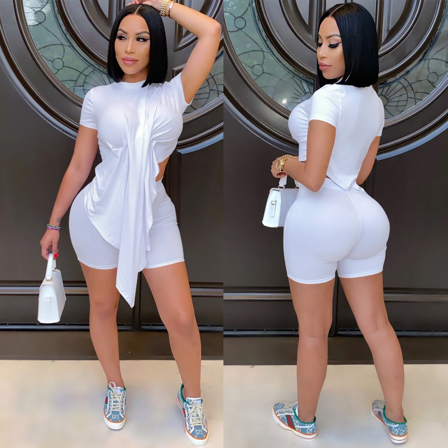 Women Sexy Top and Shorts Two-Piece Set 5