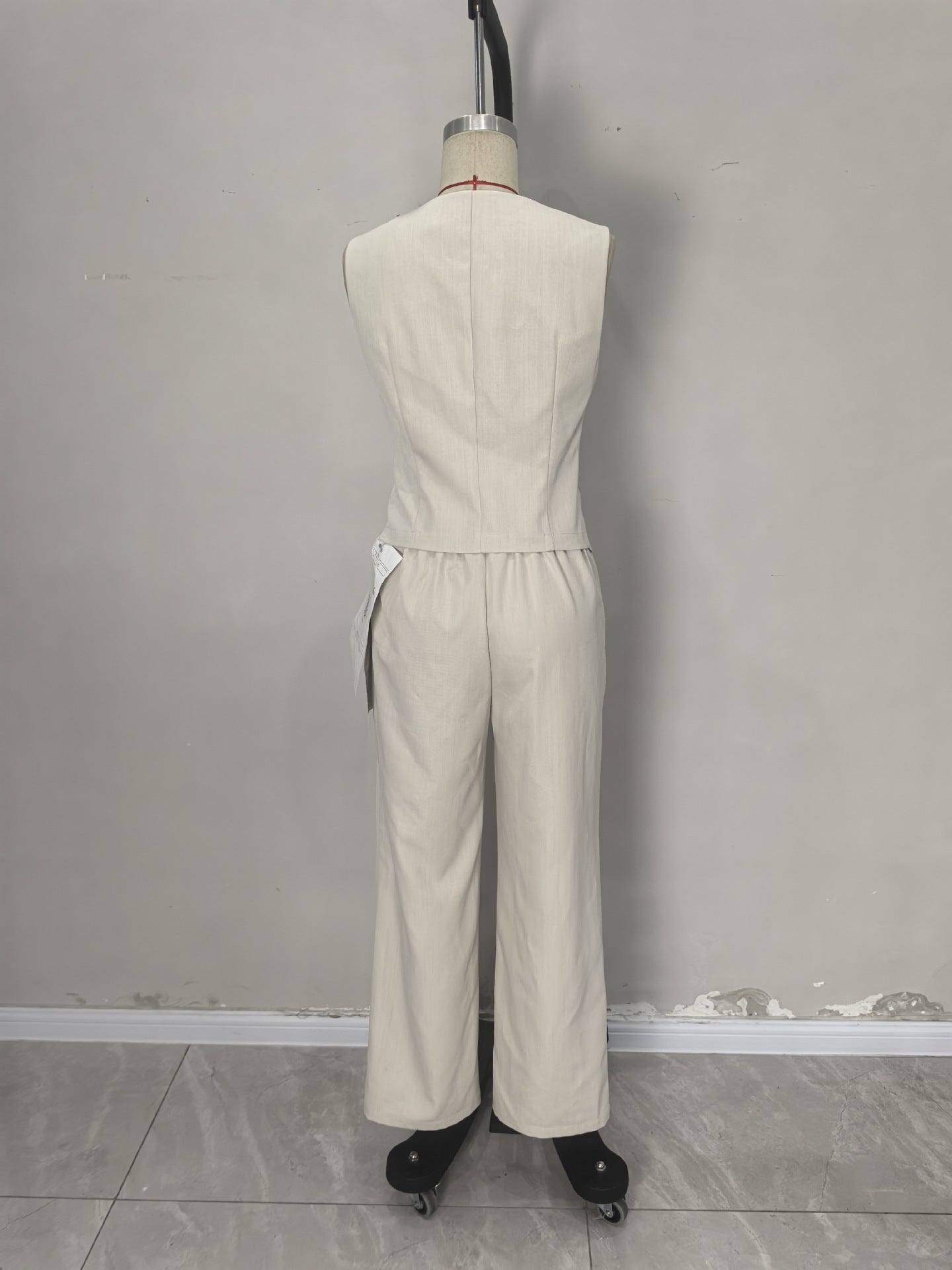 Women's Office Vest Pant suit for Work 6