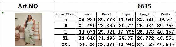 Women Sleeveless Bodysuit+ Ripped Wide Leg Pants Two Piece 10