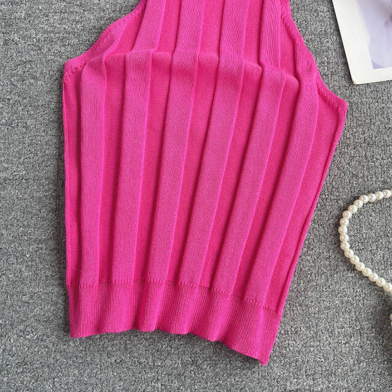 Women Sexy Off-Shoulder Halter Neck Camisole 18