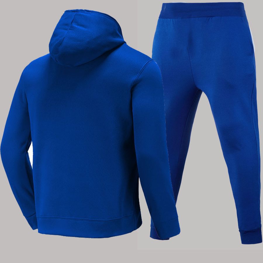 Men's Hoodies Set Style Trendy Print Two-Piece Hoodies Sweatpants Set 7