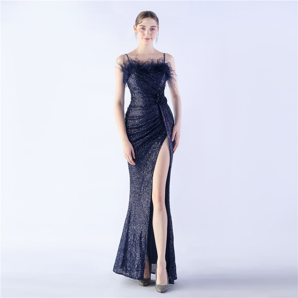 Plus Size Women Sequin Formal Party Evening Dress 16