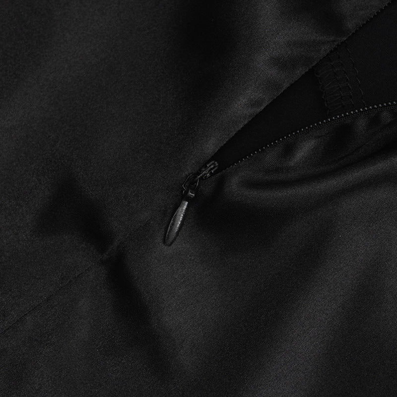 Women Halter Neck Lace-Up V-Neck Solid Bodycon Dress 15