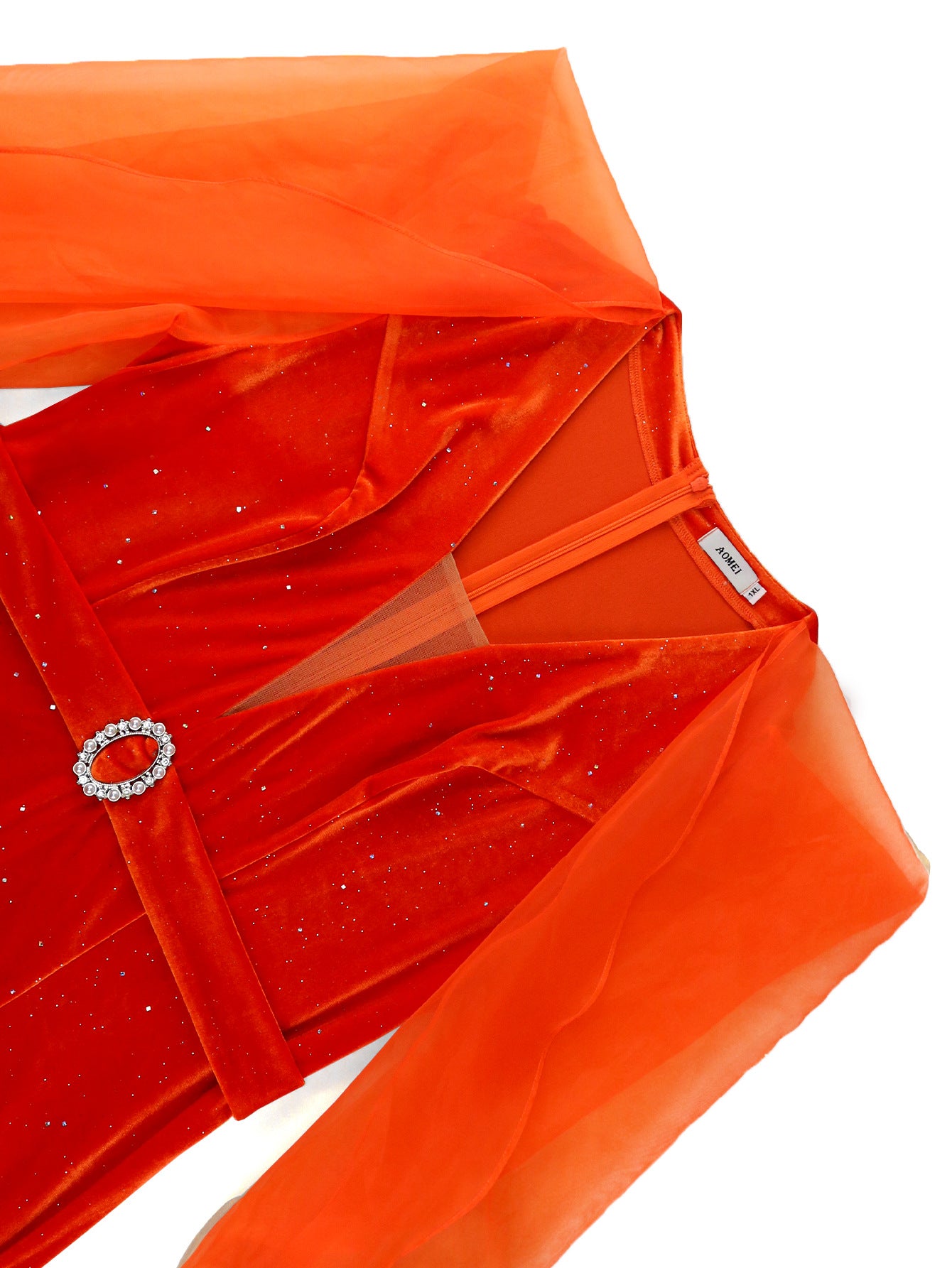 Plus Size Women Long Sleeve African Party Formal Party Dress 6