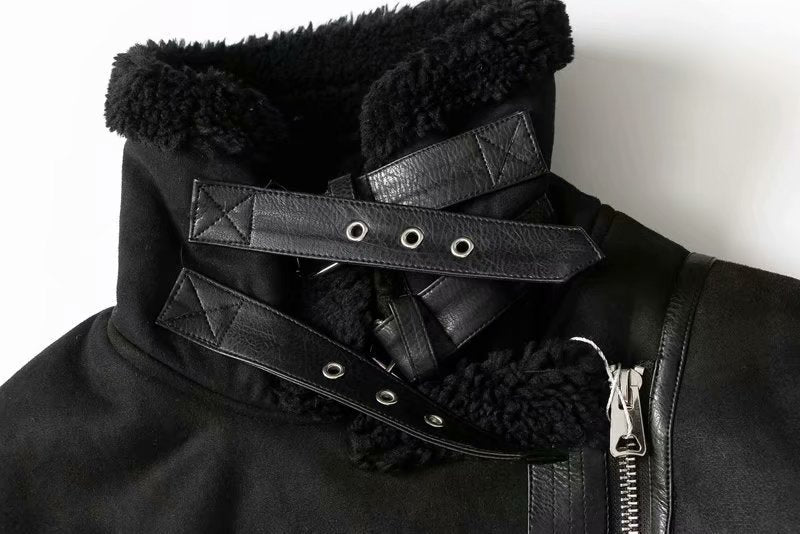 Winter Women Furry PU-Leather Jacket 29