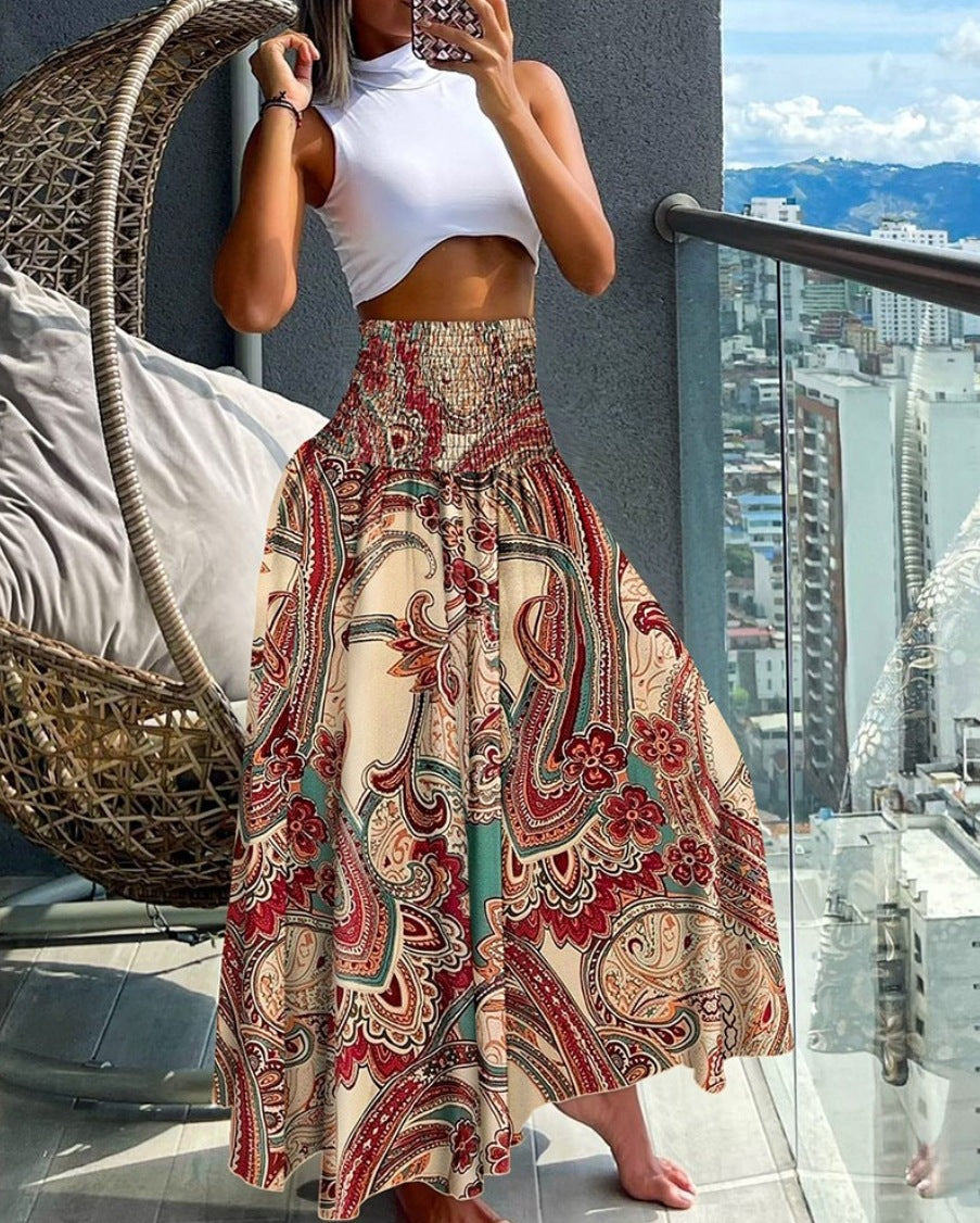 Women Summer Printed Skirt 6