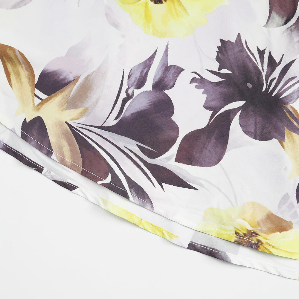 African Women Plus Size Fashion Print Dress 15