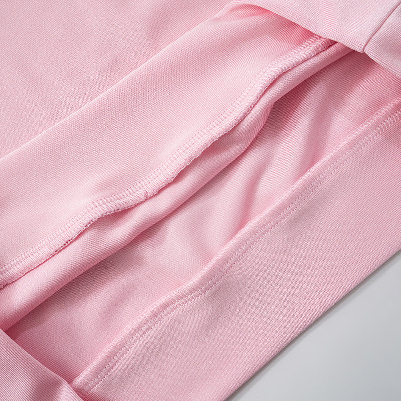 Women Spring Sexy Top and Shorts Sports Two-piece Set 15