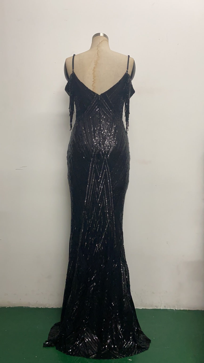 Sequin Fishtail Long Formal Dress Evening Gown 26