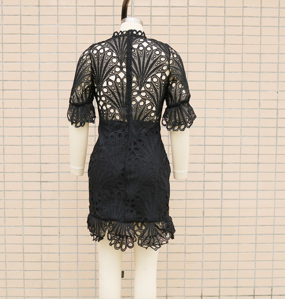 Spring And Summer Women's Clothing Women's Lace Fashion Dress 14