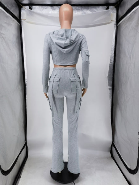 Women Casual Sports Hoodies and Cargo Set / Pant 14