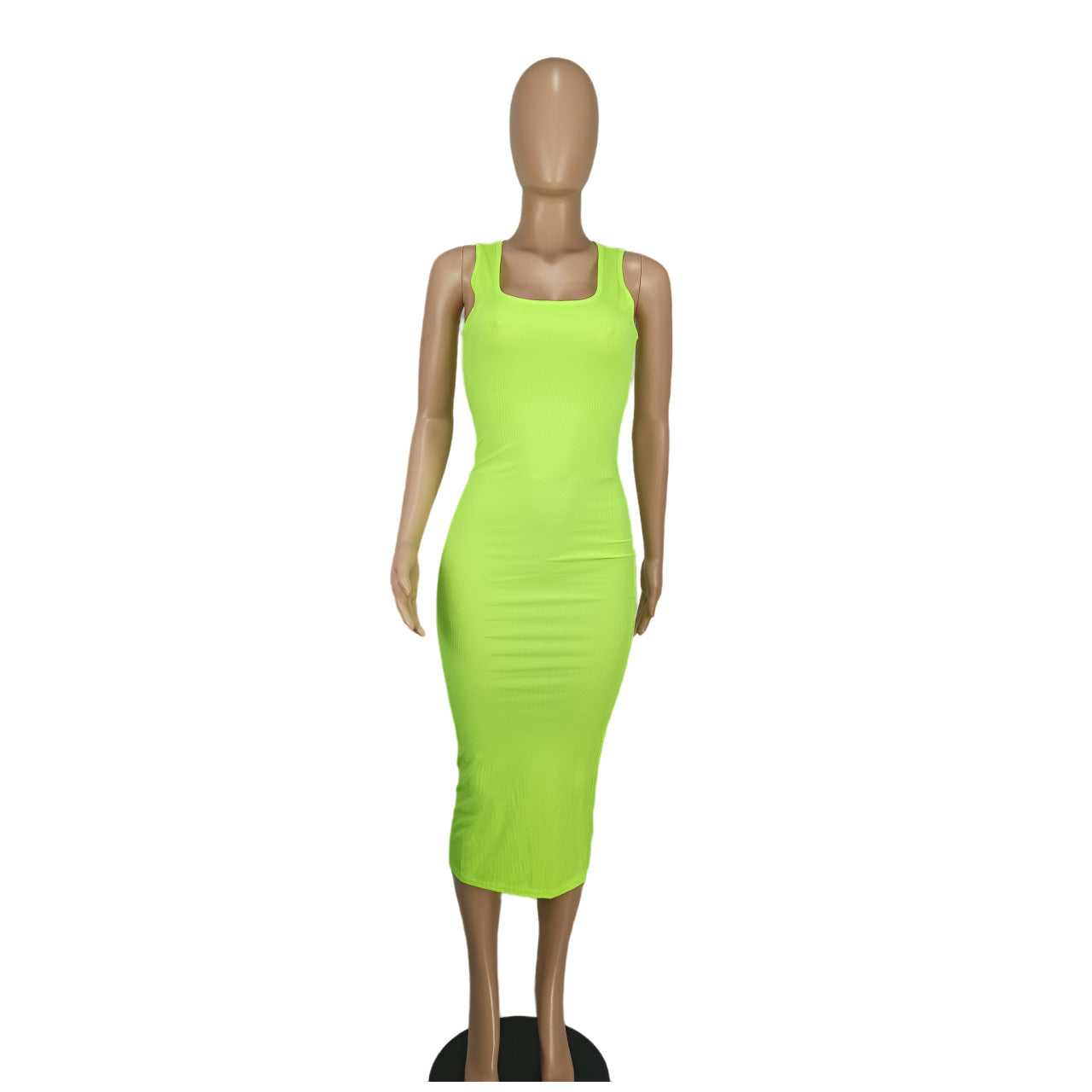 Women Sexy Ribbed Sundress 11