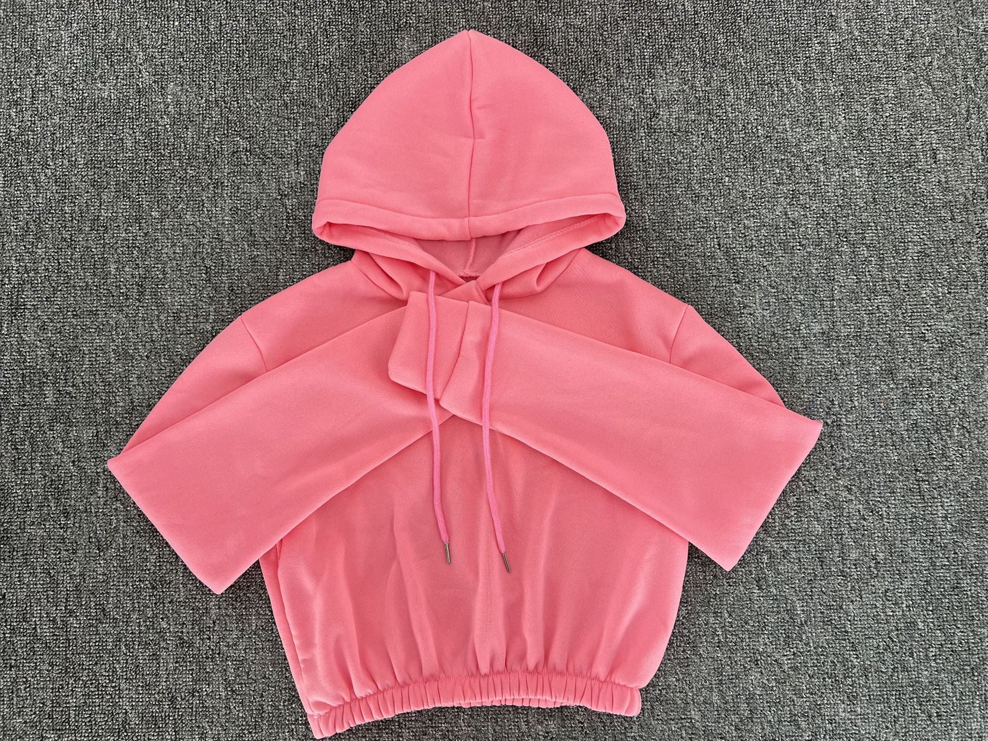 Women's Spring And Winter Velvet Sports Casual Hoodies Jogging Pants Two-Piece Set 27