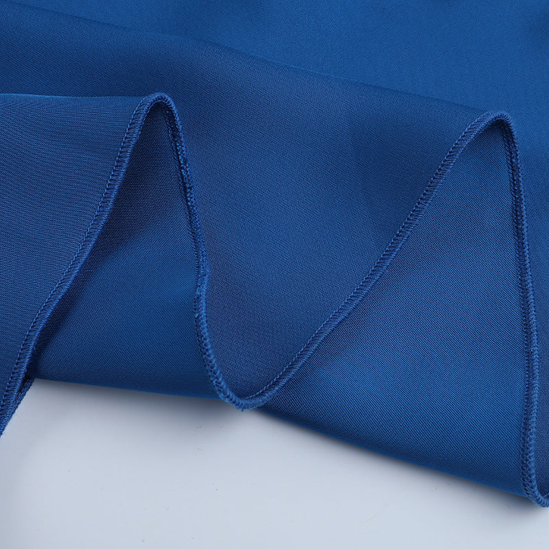 Strappy Sexy Low Back Satin Chic Evening Gown Long Dress 7