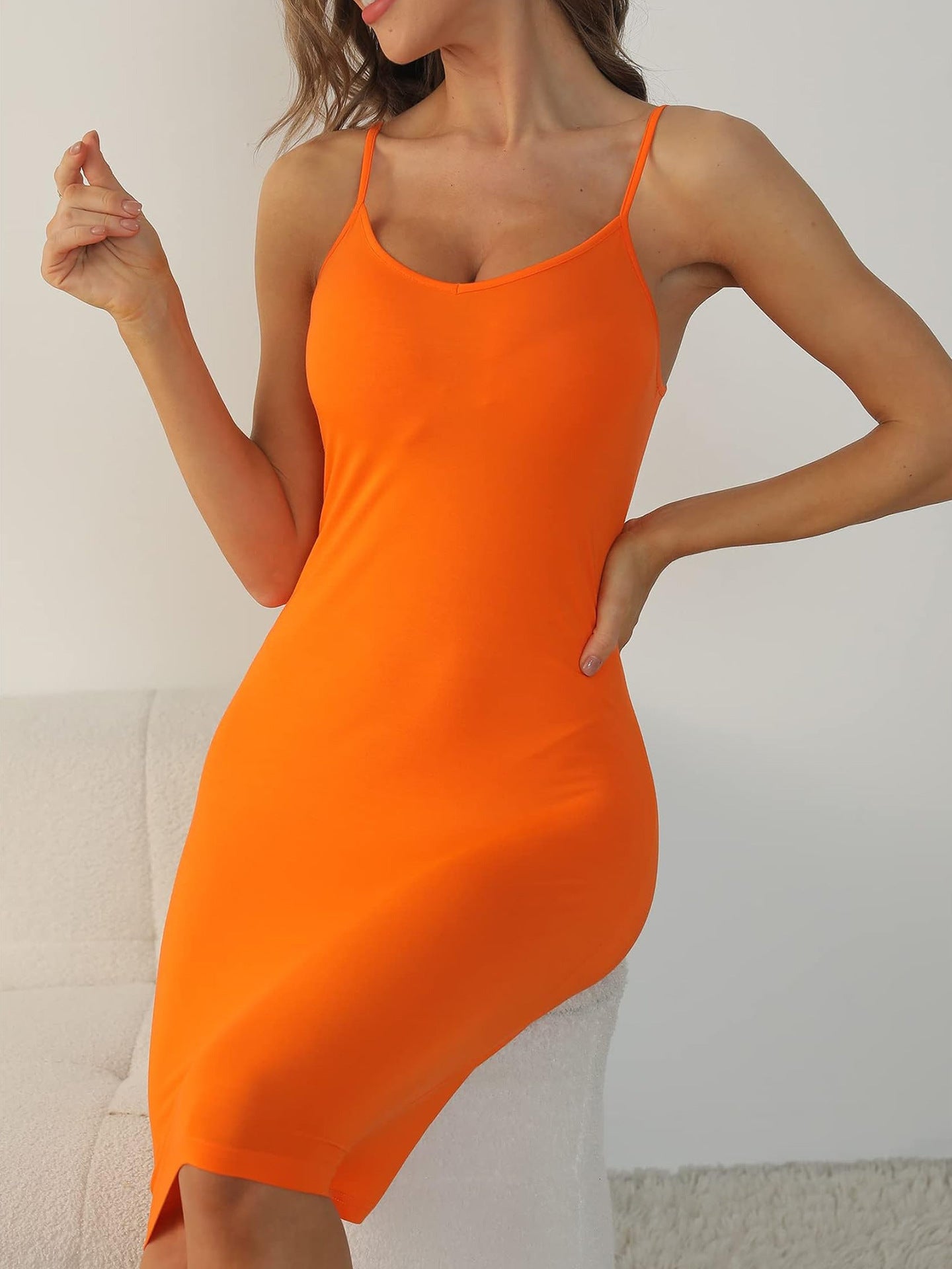 Women Metal Buckle Cross Strapless Backless Sexy Bodycon Dress 7