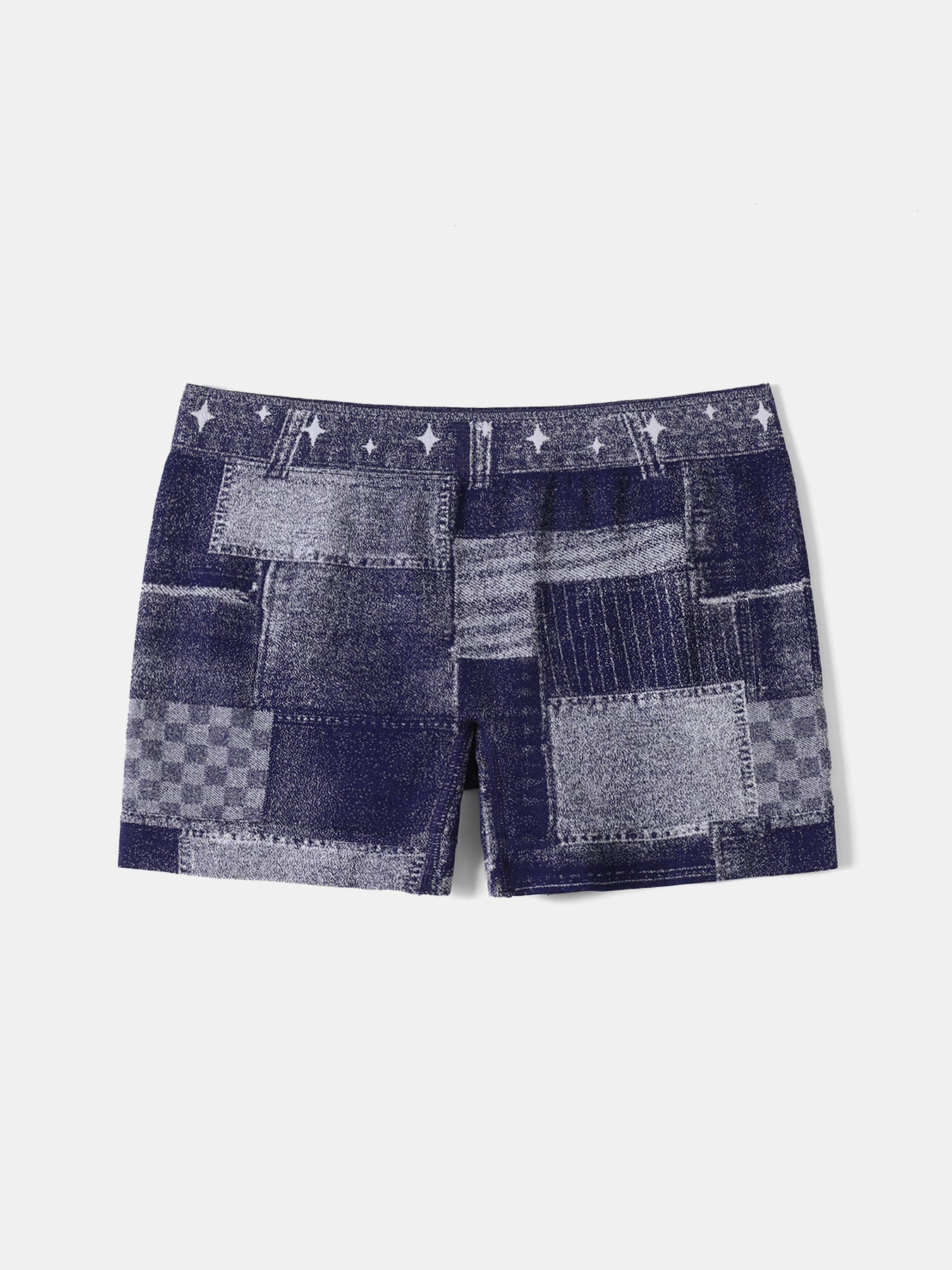 Plus Size Women's Seamless Square Leg Basic Shorts High Stretch Tight Fitting Square Leg Shorts 7