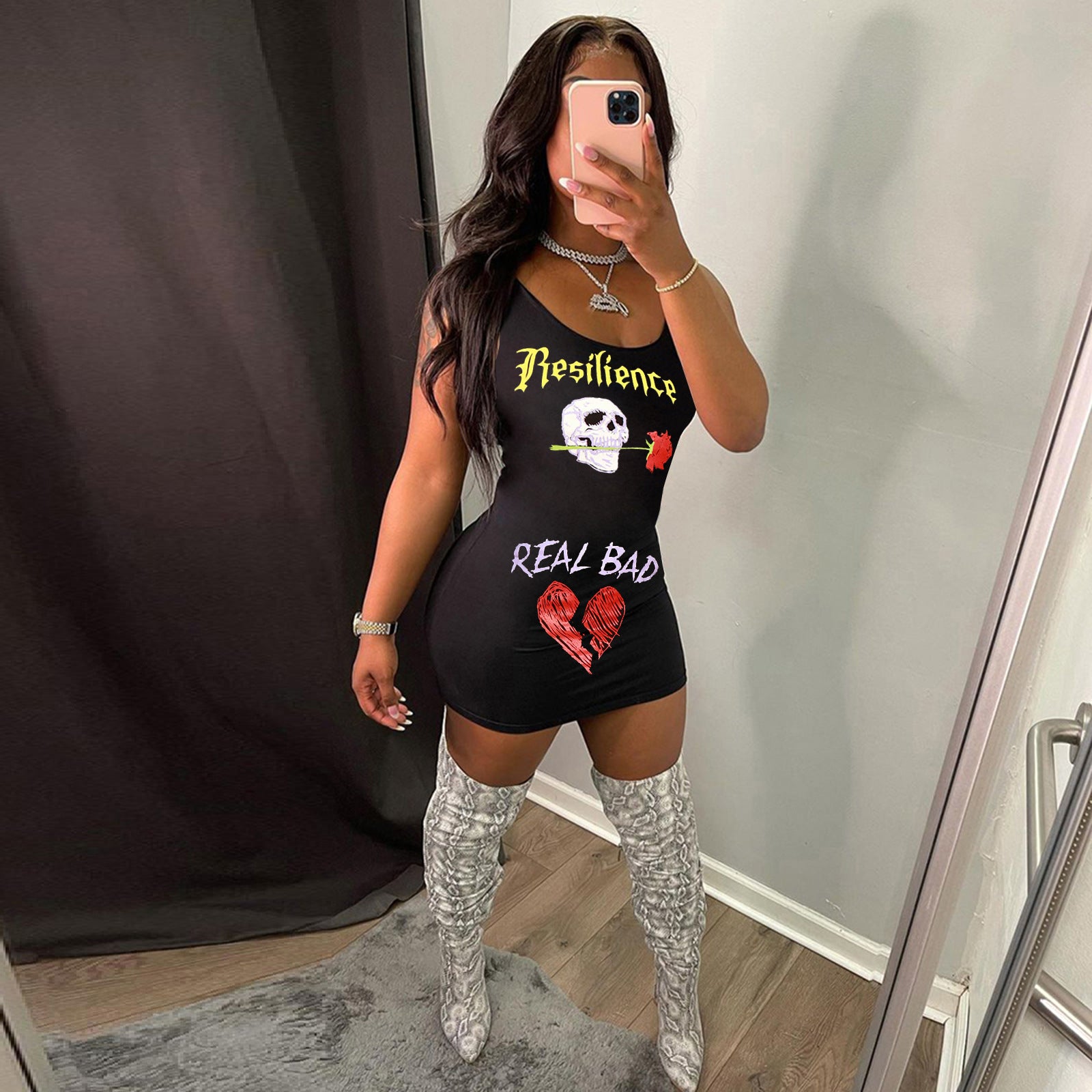 Women's Fashion Casual Sexy Summer Tank Dress 8