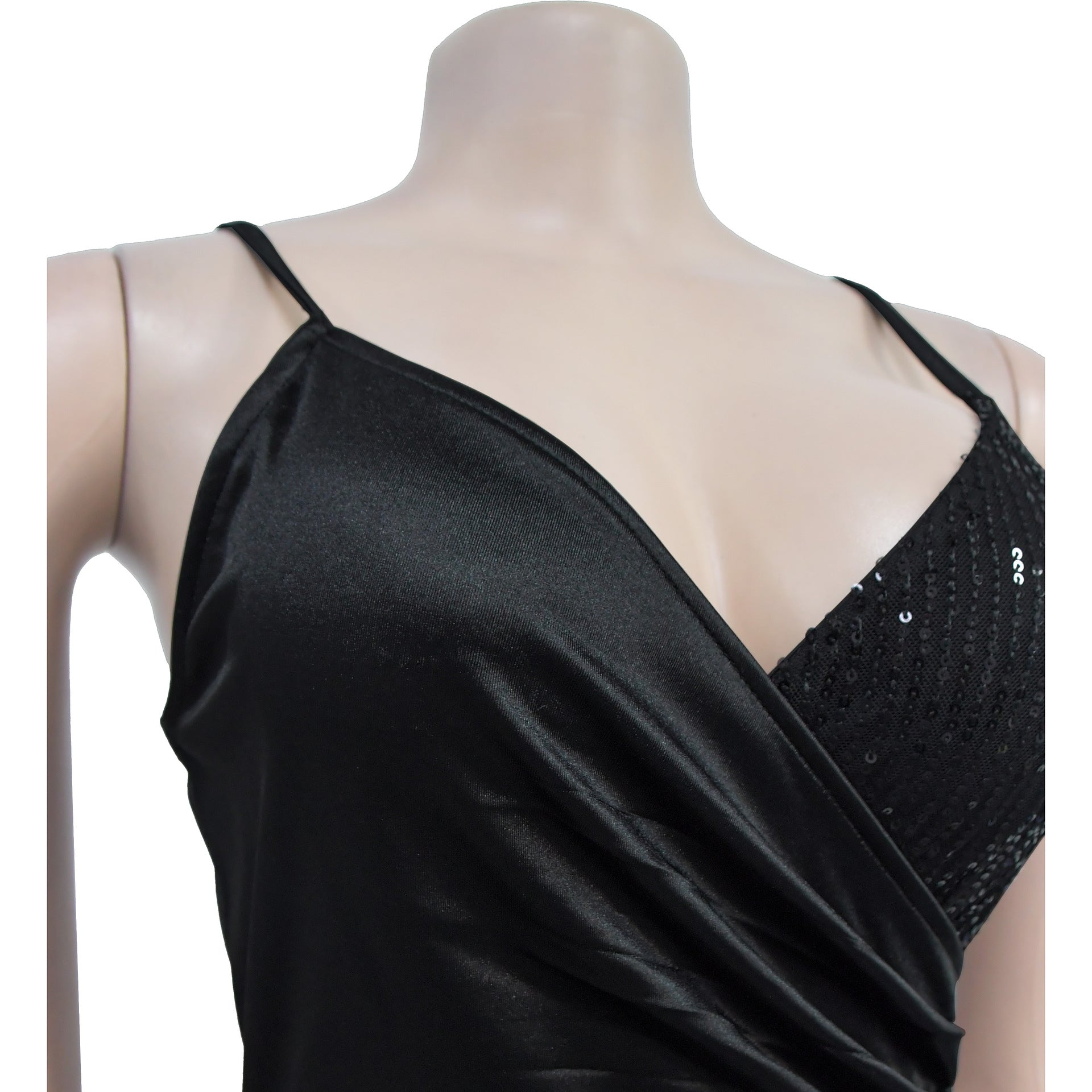 Fashion Women's Strap Slim Solid Color Long Evening Dress（customized,MOQ 6pcs/size/color,process time 7-10 days） 5