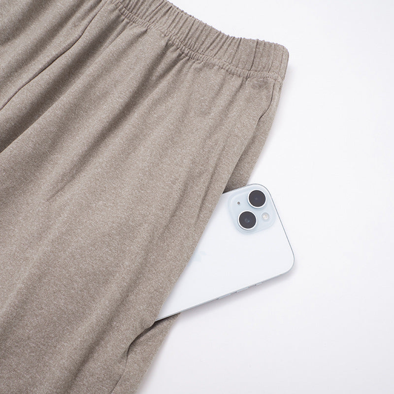 Women Fall/Winter Casual Turtleneck Long-Sleeved Top and Pants Two-Piece Set 35