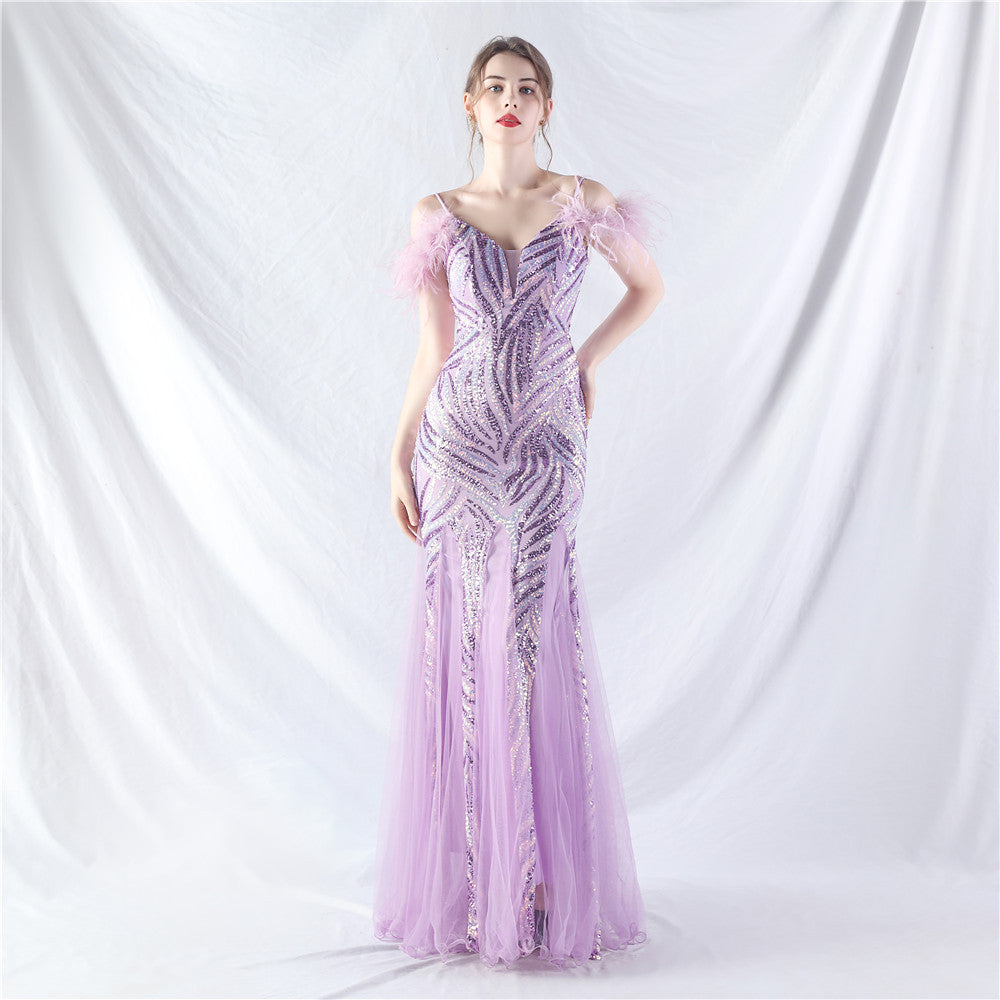 Plus Size Women 3xl4xl Sequins Plus Formal Party Maxi Evening Dress 21