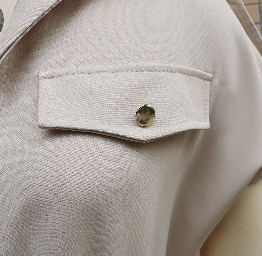 Summer Women loose single breasted jumpsuit 23