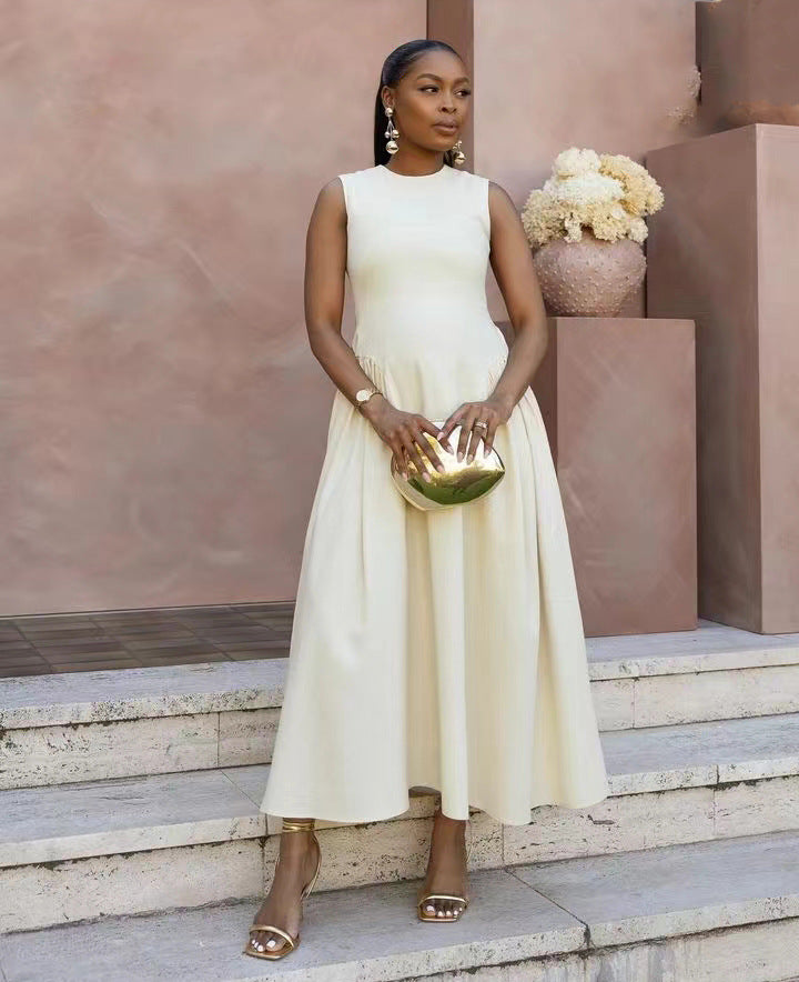 Summer Sleeveless Women's Loose A-Line Dress 7