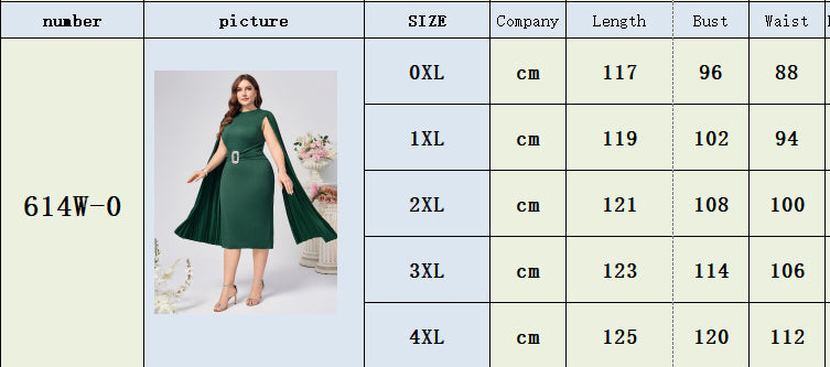 Plus Size African Women Fall/Winter Solid Bodycon Cape Dress 16