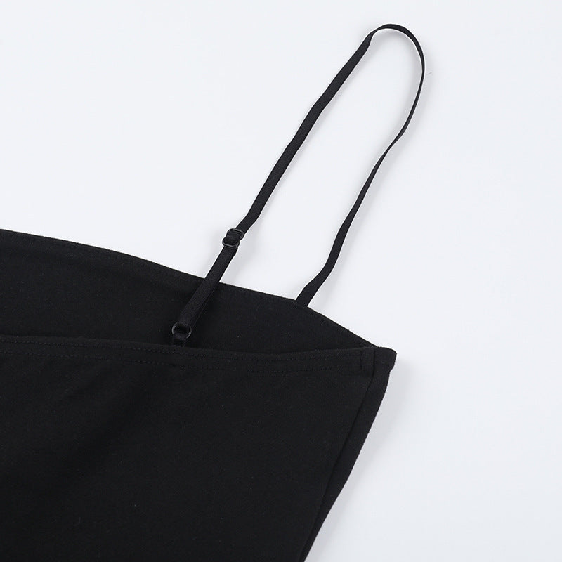 Strap ruffle sexy Low Back women summer Ruffle short dress 16