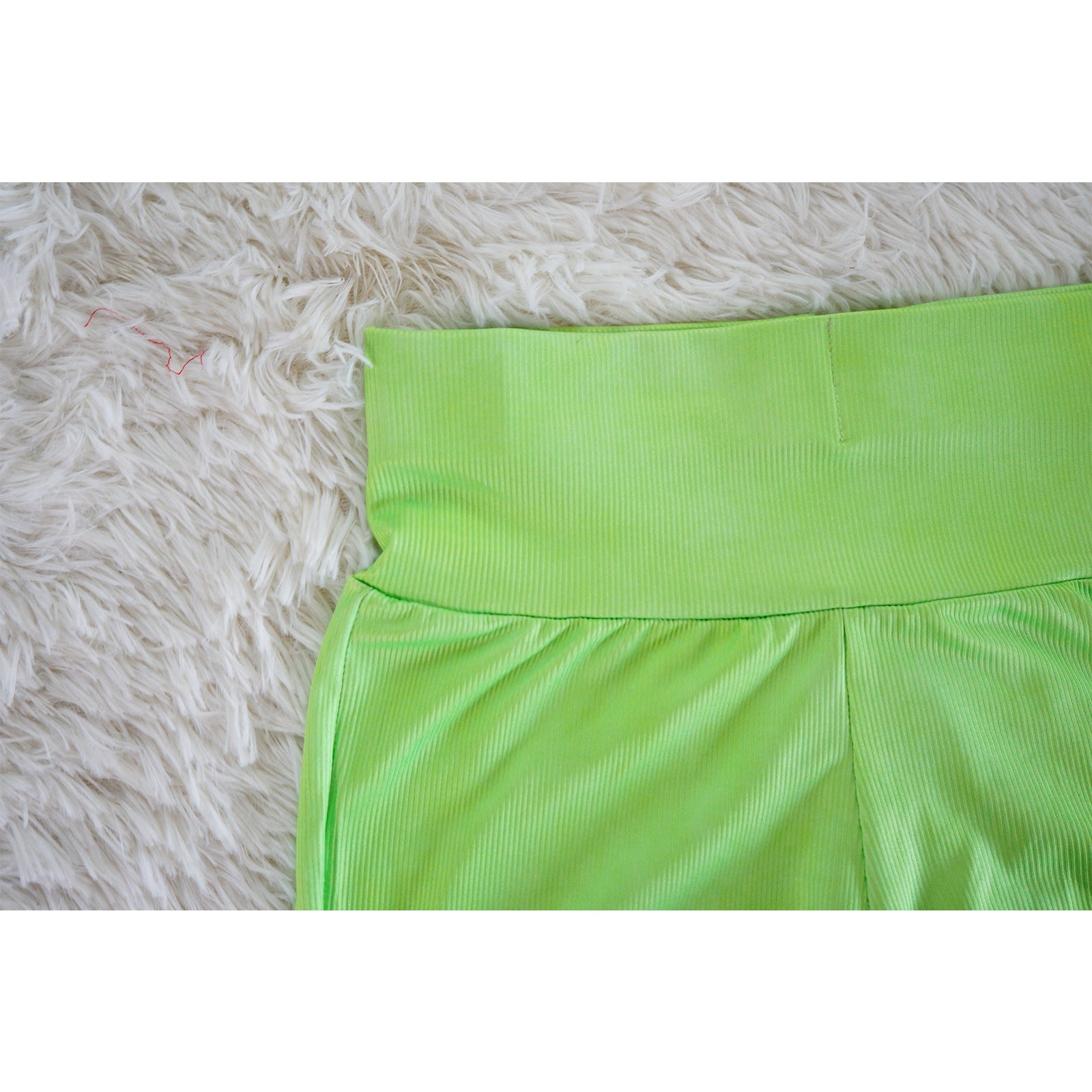 Slash Shoulder Sleeveless High-Rise Shorts Casual Tracksuit 28