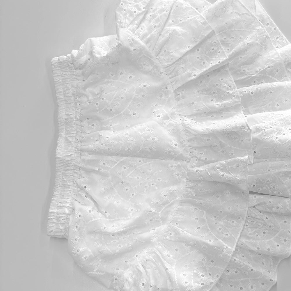 Spring & Summer Women's Fashion Casual Jacquard Two-Piece Shorts Set 12