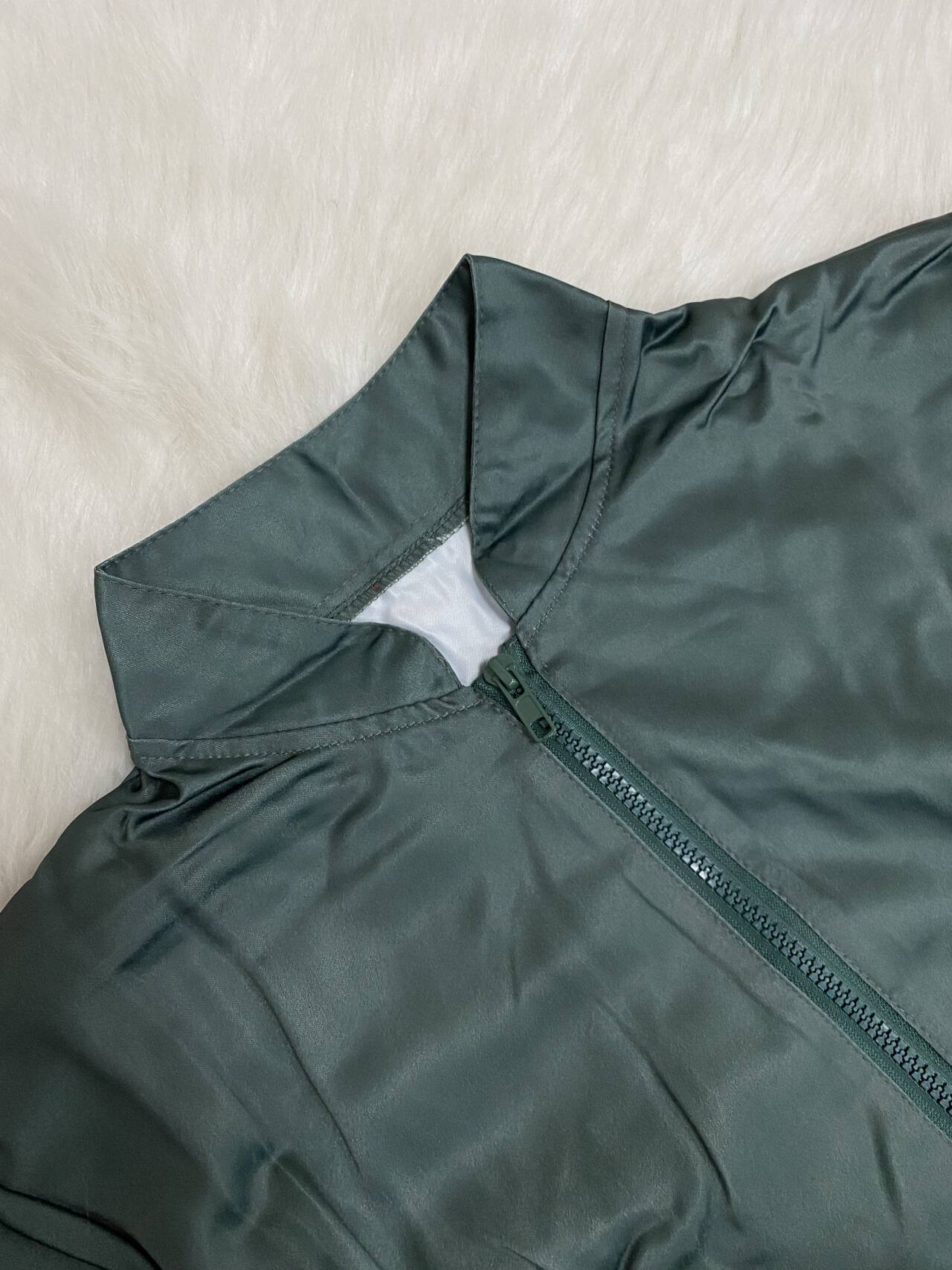 Women's Fashion Print Zipper Long Sleeve Casual Jumpsuit 5