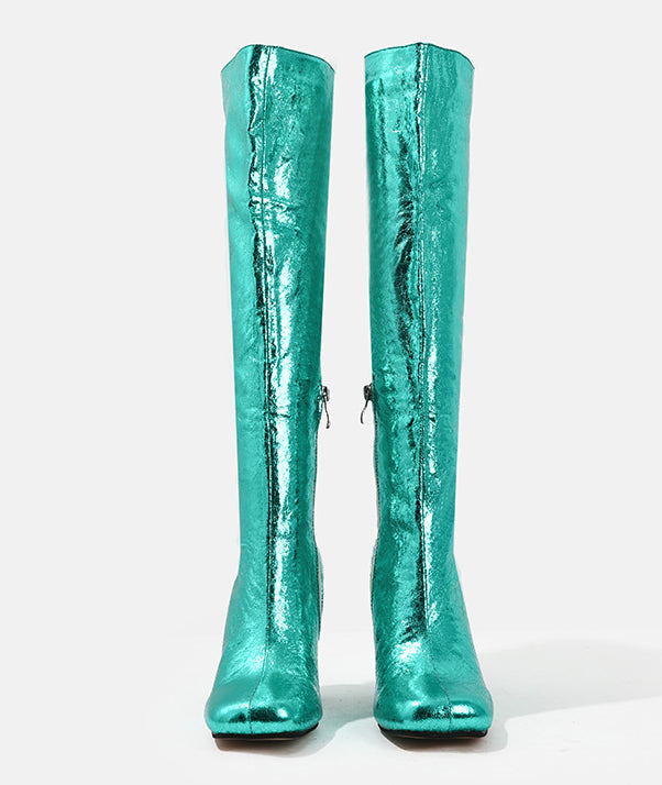 Winter High Boots For Women Stiletto Heels Square Toe Long Boots For Women 3