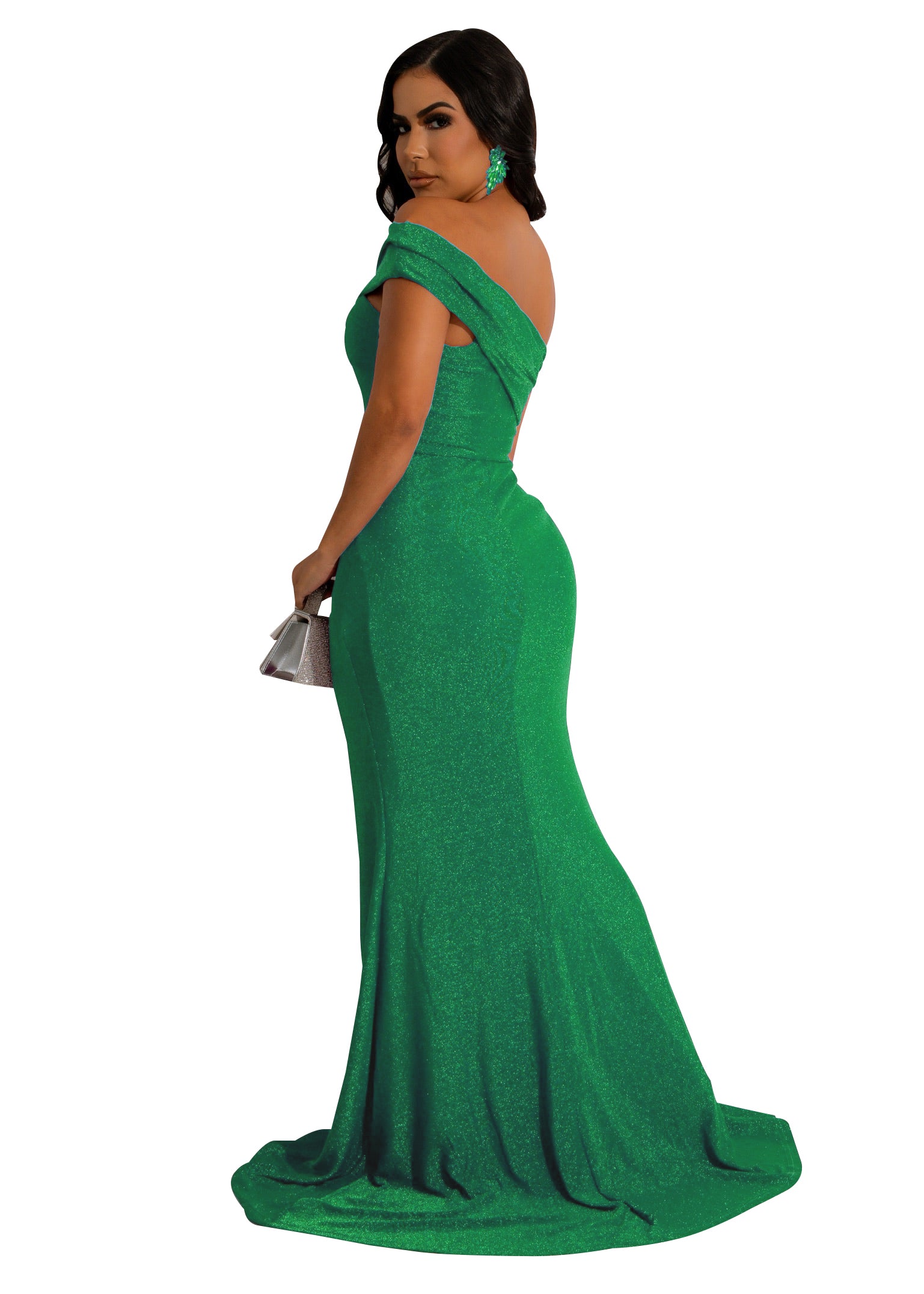 Sexy fashion nightclub wrap chest slit women's dress 26